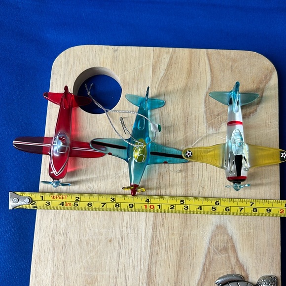 🖤Glass 2 of Airplane ✈️ ornament set + Free red one - Picture 9 of 14